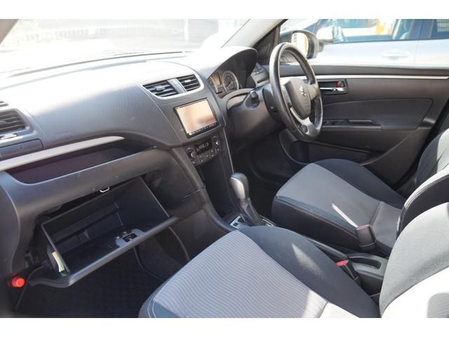 スイフト ＲＳ　車検整備２年付き・純正フルエアロ・ナビ・ワンセグＴＶ・ＣＤ／ＤＶＤビデオ再生・ＥＴＣ・社外ＨＫＳマフラー・スマートキー・プッシュスタート・ドライブレコーダー・オートエアコン・純正アルミホイール（30枚目）