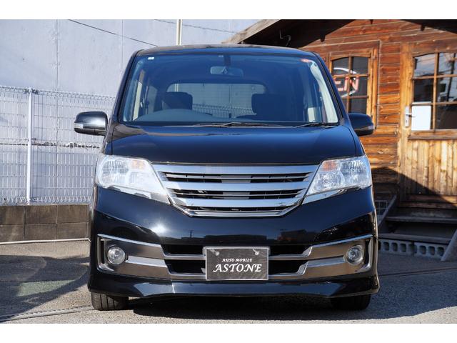 セレナ ライダー　ブラックライン　純正ナビ・Ｂｌｕｅｔｏｏｔｈオーディオ・バックカメラ・フルセグＴＶ・ＣＤ／ＤＶＤビデオ再生・ＨＩＤヘッドランプ・両側電動スライドドア・オートライト・Ｗオートエアコン・クルコン・スマートキー・ＥＴＣ（8枚目）