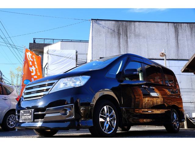 セレナ ライダー　ブラックライン　純正ナビ・Ｂｌｕｅｔｏｏｔｈオーディオ・バックカメラ・フルセグＴＶ・ＣＤ／ＤＶＤビデオ再生・ＨＩＤヘッドランプ・両側電動スライドドア・オートライト・Ｗオートエアコン・クルコン・スマートキー・ＥＴＣ（9枚目）