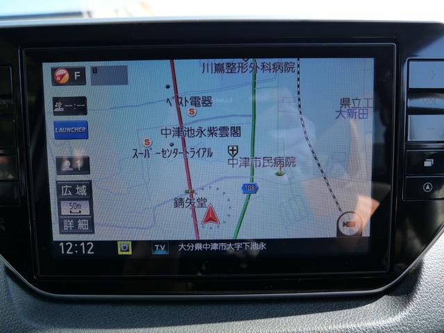 ムーヴ カスタム　Ｘ　ハイパーＳＡＩＩ　衝突軽減ブレーキ　アイドリングストップ　横滑り防止装置　ＬＥＤヘッドライト　純正エアロ　アルミホイール　ナビ　バックカメラ　スマートキー　プッシュスターター　電動格納ドアミラー（3枚目）