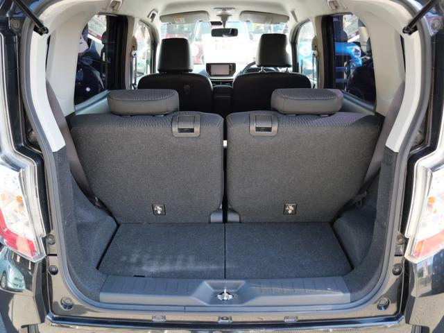 ムーヴ カスタム　Ｘ　ハイパーＳＡＩＩ　衝突軽減ブレーキ　アイドリングストップ　横滑り防止装置　ナビ　スマートキー　プッシュスターター　ＬＥＤヘッドライト　純正エアロ　アルミホイール　電動格納ドアミラー　ベンチシート（34枚目）