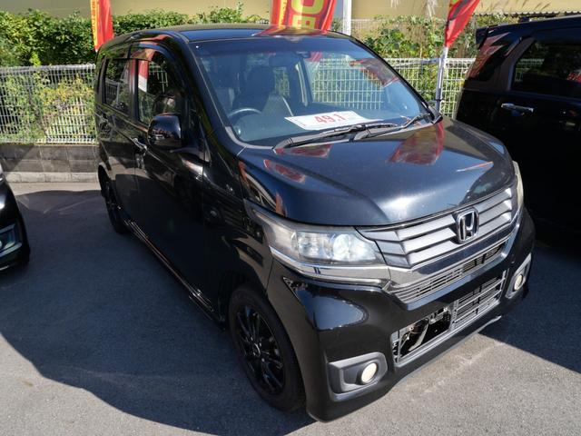 Ｎ－ＷＧＮカスタム Ｇ・Ａパッケージ　衝突軽減ブレーキ　アイドリングストップ　横滑り防止装置　ナビ　ＥＴＣ　スマートキー　プッシュスターター　電動格納ドアミラー　オートエアコン　ベンチシート　ＨＩＤヘッドライト　アルミホイール（24枚目）