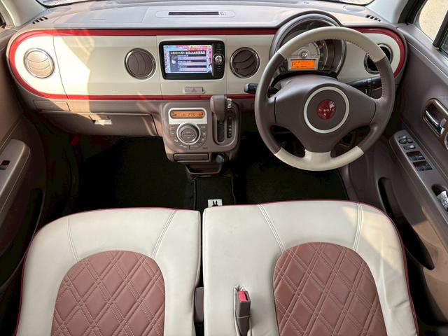 アルトラパンショコラ X SDナビ Bluetooth バックカメラ TV 革調シート スマートキー アルミホイール(20枚目)