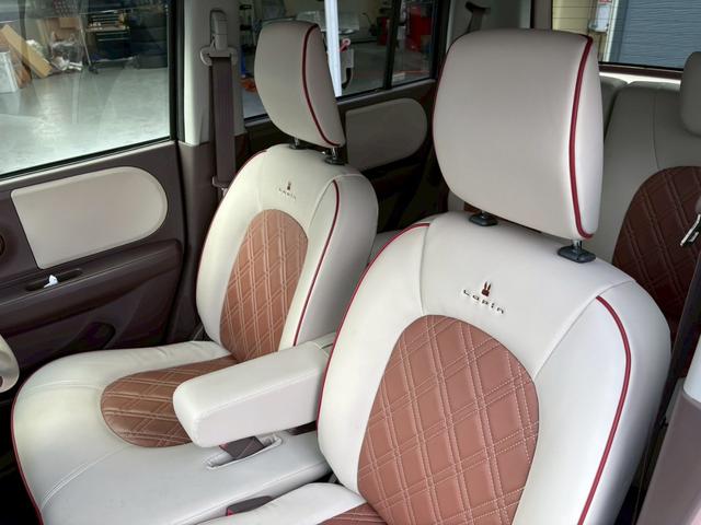 アルトラパンショコラ X SDナビ Bluetooth バックカメラ TV 革調シート スマートキー アルミホイール(57枚目)