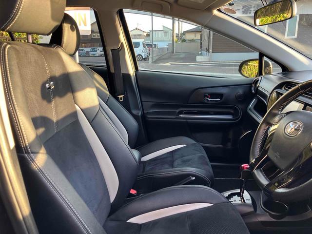 アクア Ｇ　Ｇ’ｓ　ドライブレコーダー　ＥＴＣ　バックカメラ　ナビ　ＴＶ　アルミホイール　オートライト　スマートキー　電動格納ミラー　ＣＶＴ　衝突安全ボディ　ＡＢＳ　ＣＤ　ＤＶＤ再生　Ｂｌｕｅｔｏｏｔｈ　エアコン（46枚目）