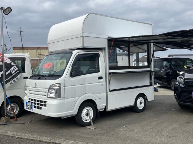 キャリイトラック 　特装ベース車　キッチンカー　シンク付　調理スペース有　換気扇　キーレスエントリー（3枚目）