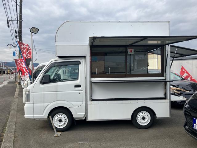 キャリイトラック 　特装ベース車　キッチンカー　シンク付　調理スペース有　換気扇　キーレスエントリー（8枚目）