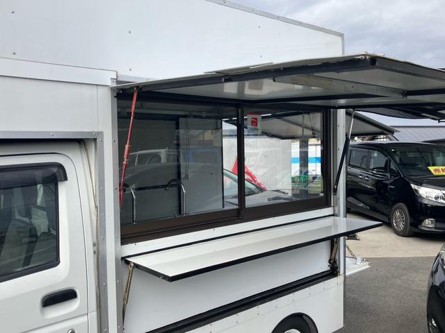 キャリイトラック 　特装ベース車　キッチンカー　シンク付　調理スペース有　換気扇　キーレスエントリー（10枚目）