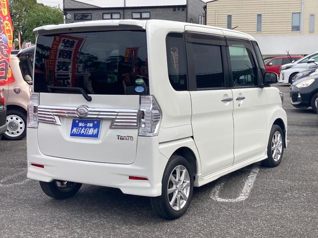 タント カスタムX 後期モデル ロールサンシェード センターピラーレス LEDヘッドライト ETC 両側スライド片側パワスラ イクリプスナビ Bluetooth再生 フォグランプ スマートキー バックモニター(4枚目)