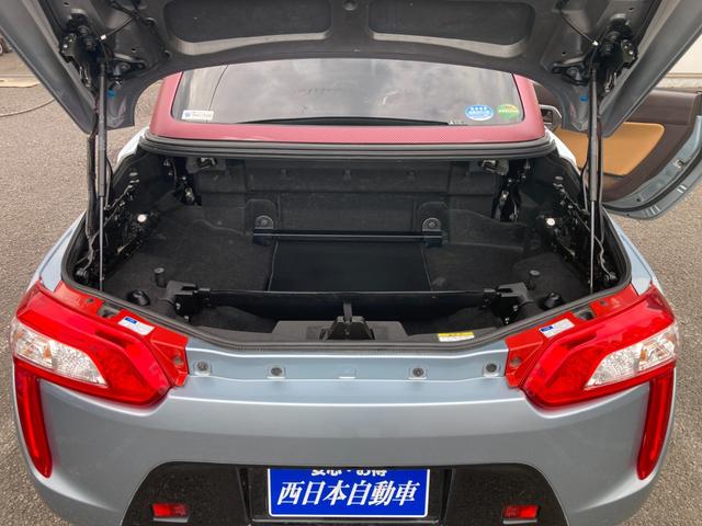 コペン ローブ　電動オープンカー　前席シートヒーター　ターボ　イージークローザー付きトランク　純正ナビ　フルセグ　Ｂｌｕｅｔｏｏｔｈ再生　ＳＤ再生　バックモニター　プッシュエンジンスタート　スマートキー　ＥＴＣ（24枚目）