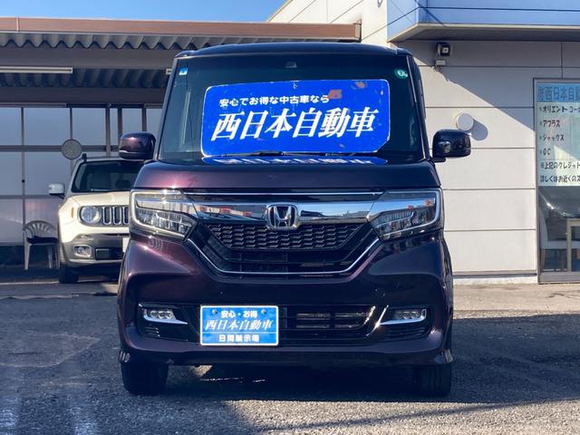 N-BOXカスタム G・Lホンダセンシング 衝突軽減ブレーキ ビルトインETC 車線逸脱アラート リアコーナーセンサー クルーズコントロール USBポート2.5A ロールサンシェード パナソニックナビ Bluetooth再生 フルセグTV(2枚目)