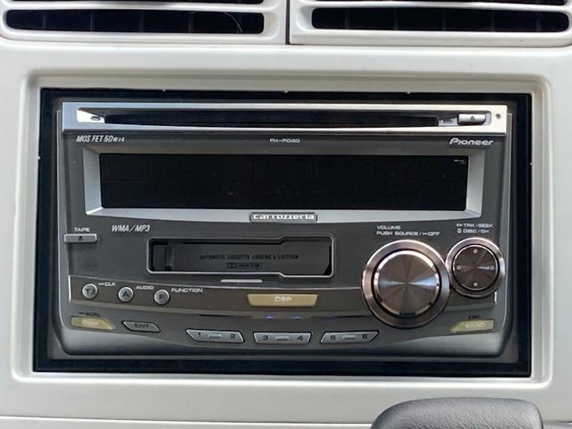 eKワゴン MX 後期モデル 13インチアルミ シートリフター ヘッドライトレベライザー 電格ドアミラー キーレスエントリー カロッツェリアCDデッキ MD再生(7枚目)