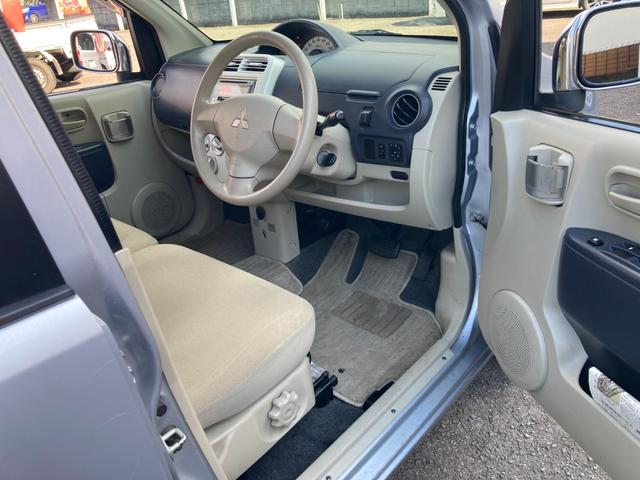 eKワゴン MX 後期モデル 13インチアルミ シートリフター ヘッドライトレベライザー 電格ドアミラー キーレスエントリー カロッツェリアCDデッキ MD再生(16枚目)