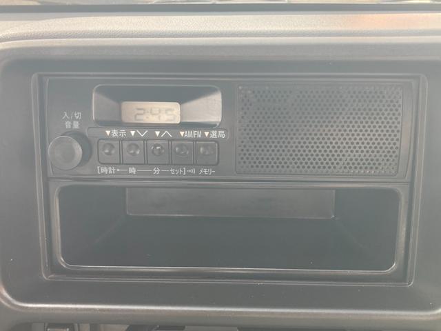 ハイゼットトラック エアコン・パワステスペシャルVS 4WD 5MT エアコン パワステ 三方開 作業灯 純正ラジオ ヘッドライトレベライザー(14枚目)