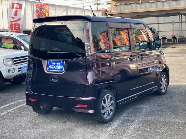 ルークス ハイウェイスター バックモニター ETC 純正ナビ ワンセグTV Bluetooth再生 DVDビデオ再生 両側スライド片側パワースライドドア オートライト レザー調シートカバー HIDヘッドライト(4枚目)