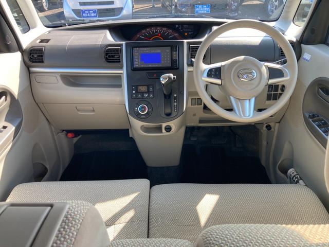 タント Ｘ　センターピラーレス　両側スライド片側パワー　純正ナビ　フルセグ　Ｂｌｕｅｔｏｏｔｈ再生　ＳＤ動画再生　ＳＤ再生　ステアリングスイッチ　ロールサンシェード　アイドリングストップ　オートライト（6枚目）