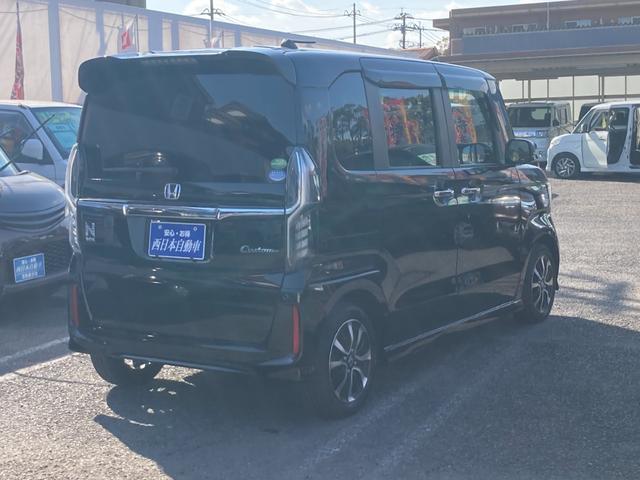 Ｎ－ＢＯＸカスタム Ｇ・Ｌホンダセンシング　衝突軽減ブレーキ　クルーズコントロール　車線逸脱アラート　カロッツェリアナビ　フルセグＴＶ　ＤＶＤビデオ再生　ＨＤＭＩ対応　ＵＳＢポート　フォグランプ　両側パワースライドドア　ビルトインＥＴＣ（4枚目）