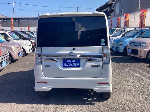 タント カスタムＸ　センターピラーレス　助手席スーパースライドシート　バックモニター　両側スライド片側パワードア　プッシュエンジンスタート　スマートキー　ＫＥＮＷＯＯＤナビ　フルセグＴＶ　Ｂｌｕｅｔｏｏｔｈ再生　ＤＶＤ（4枚目）