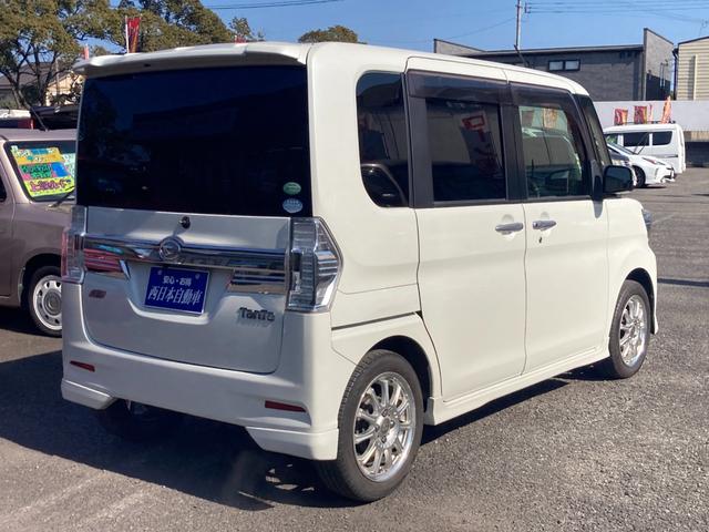 タント カスタムＸ　センターピラーレス　助手席スーパースライドシート　バックモニター　両側スライド片側パワードア　プッシュエンジンスタート　スマートキー　ＫＥＮＷＯＯＤナビ　フルセグＴＶ　Ｂｌｕｅｔｏｏｔｈ再生　ＤＶＤ（5枚目）