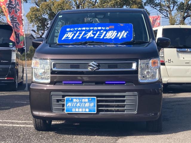 ワゴンＲ ハイブリッドＦＸ　運転席シートヒーター　衝突軽減ブレーキ　車線逸脱アラート　パナソニックナビ　Ｂｌｕｅｔｏｏｔｈ再生　ＢＤ再生　傘収納スペース付き　デイライト　室内灯ＬＥＤ仕様　バックモニター　ヘッドアップディスプレイ（2枚目）