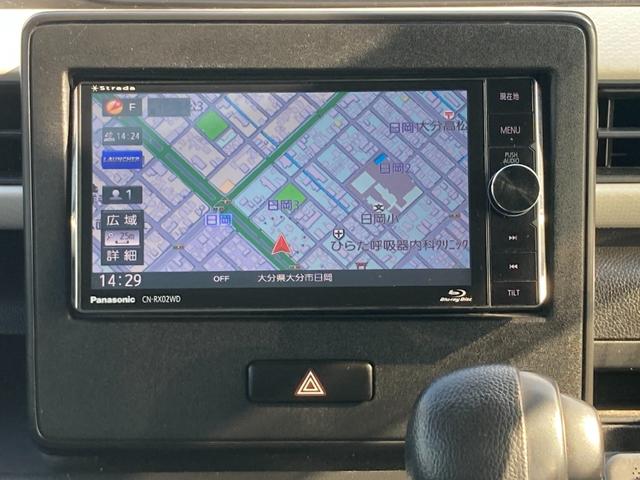 ワゴンＲ ハイブリッドＦＸ　運転席シートヒーター　衝突軽減ブレーキ　車線逸脱アラート　パナソニックナビ　Ｂｌｕｅｔｏｏｔｈ再生　ＢＤ再生　傘収納スペース付き　デイライト　室内灯ＬＥＤ仕様　バックモニター　ヘッドアップディスプレイ（7枚目）