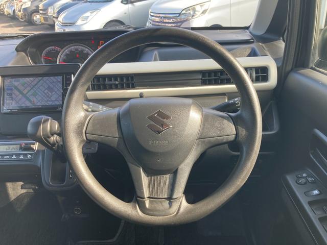 ワゴンＲ ハイブリッドＦＸ　運転席シートヒーター　衝突軽減ブレーキ　車線逸脱アラート　パナソニックナビ　Ｂｌｕｅｔｏｏｔｈ再生　ＢＤ再生　傘収納スペース付き　デイライト　室内灯ＬＥＤ仕様　バックモニター　ヘッドアップディスプレイ（9枚目）