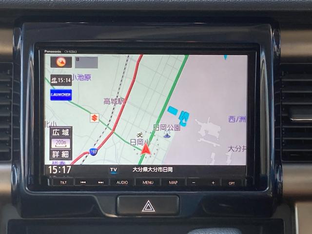 ハスラー JスタイルIII 後期モデル 特別仕様車 衝突軽減ブレーキ ルーフレール 前席シートヒーター LEDヘッドライト パナソニック8インチナビ 車線逸脱アラート ビルトインETC 純正15インチアルミ バックモニター(8枚目)