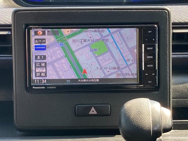 ワゴンＲ ハイブリッドＦＺ　パナソニックナビ　フルセグＴＶ　Ｂｌｕｅｔｏｏｔｈ再生　ＤＶＤビデオ再生　運転席シートヒーター　室内灯ＬＥＤ　オートライト　フォグランプ　スマートキー　アイドリングストップ　プッシュエンジンスタート（7枚目）