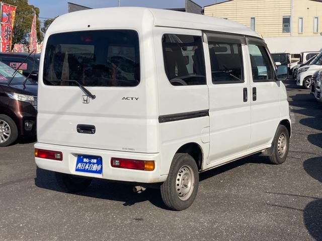 アクティバン ＳＤＸ－Ｈｉ　後期モデル　ハイルーフ　ＥＴＣ　両側スライドドア　キーレスエントリー　純正ラジオ　ヘッドライトレベライザー　雨バイザー　エアコン　パワステ（4枚目）