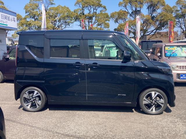 ルークス ハイウェイスター　Ｇターボプロパイロットエディション　純正ドラレコ　クルコン　オートスライドドア　サンシェード　シートバックテーブル　ホールドブレーキ　純正９インチナビ　Ｂｌｕｅｔｏｏｔｈ再生　オートハイビーム　衝突軽減ブレーキ　全方位モニター　両側ＰＷ（5枚目）