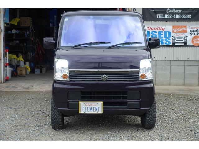 エブリイワゴン ＪＰターボ　リフトアップ　ヒッチメンバー　ホワイトレター　エクストリーム１５インチ　前後ドライブレコーダー　ＬＥＤヘッドライト　ナビ（3枚目）