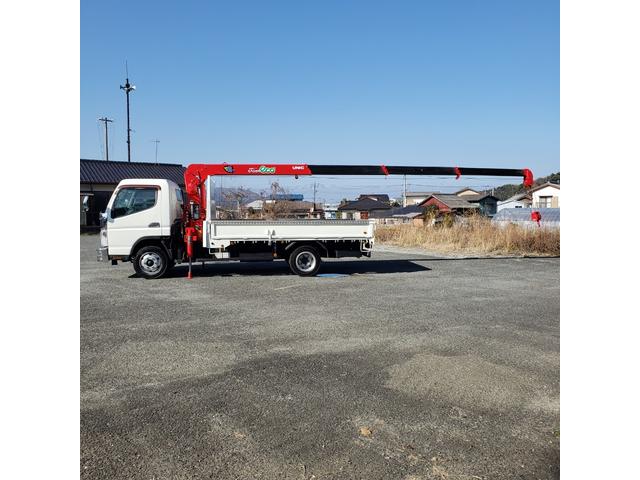 キャンター 4段ラジコン付きクレーン車 差し違いアウトリガー ICターボ 荷台鉄板張り(21枚目)