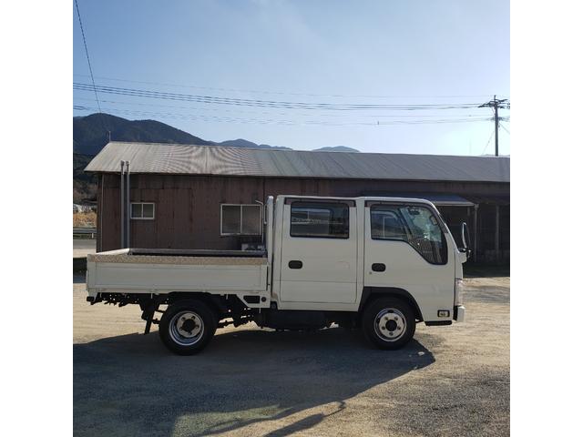 タイタントラック 　Ｗキャブ平ボデー荷台鉄板張りいすゞエルフＯＥＭ　ＥＴＣ　ＩＣターボ（4枚目）