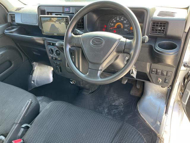 ハイゼットカーゴ ワンオーナー純正オーディオ 記録簿 バックモニター パワーウインドウ キーレス アイドリングストップ 点検記録簿 プライバシーガラス 純正オーディオ 純正ゴムマット オーバーヘッドコンソール(8枚目)