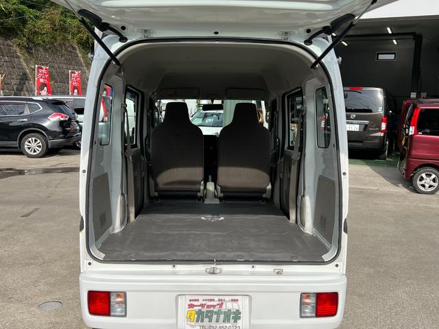 エブリイ ＰＡ　ワンオーナー　ルーフキャリア　記録簿　純正オーディオ　純正ゴムマット　バイザー　フルフラット　ヘッドライトレベライザー　集中ドアロック　取扱説明書　点検記録簿　スペアキー（15枚目）