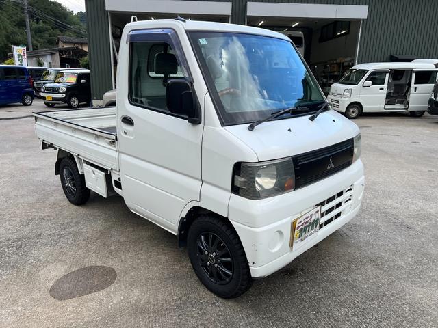 ミニキャブトラック ＶＸ－ＳＥ　純正オーディオ　社外アルミ　ブロックタイヤ　３方開　パートタイム４ＷＤ　純正ゴムマット　純正バイザー　ヘッドライトレベライザー（2枚目）