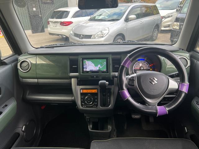 ハスラー Ｊスタイル　社外ナビ　Ｂｌｕｅｔｏｏｔｈ　フルセグ　バックカメラ　スマートキー　フォグランプ　社外アルミ　プッシュスタート　追突軽減ブレーキ　純正フロアマット　ドアバイザー　オートエアコン　シートヒーター（3枚目）