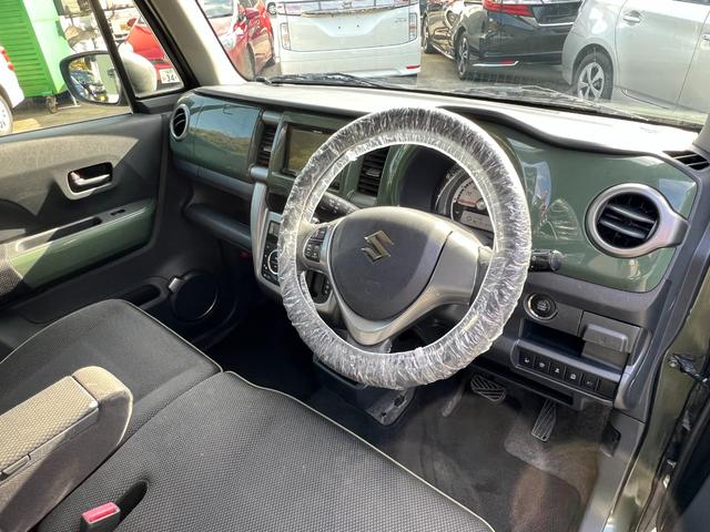 ハスラー Ｊスタイル　社外ナビ　Ｂｌｕｅｔｏｏｔｈ　フルセグ　バックカメラ　スマートキー　フォグランプ　社外アルミ　プッシュスタート　追突軽減ブレーキ　純正フロアマット　ドアバイザー　オートエアコン　シートヒーター（9枚目）