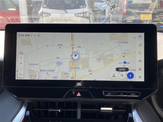 ハリアー Ｚレザーパッケージ　純正エアロ／ＪＢＬ／保証書／ディスプレイオーディオ＋ナビ１２．３インチ／デジタルインナーミラー／衝突安全装置／シートヒーター／車線逸脱防止支援システム／シート　合皮　衝突被害軽減システム　フルエアロ（9枚目）