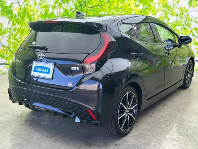 アクア ＧＲスポーツ　保証書／ディスプレイオーディオ＋ナビ１０．５インチ／トヨタセーフティセンス／パノラミックビューモニター／車線逸脱防止支援システム／シート　ハーフレザー／ヘッドランプ　ＬＥＤ　衝突被害軽減システム（3枚目）