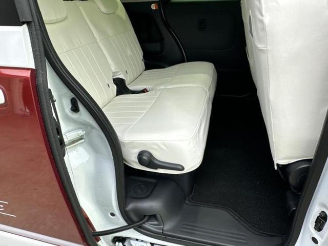 ムーヴキャンバス ストライプスＧターボ　保証書／スマートアシスト（トヨタ・ダイハツ）／両側電動スライドドア／シートヒーター　前席／車線逸脱防止支援システム／ヘッドランプ　ＬＥＤ／ＥＢＤ付ＡＢＳ／横滑り防止装置／アイドリングストップ（5枚目）