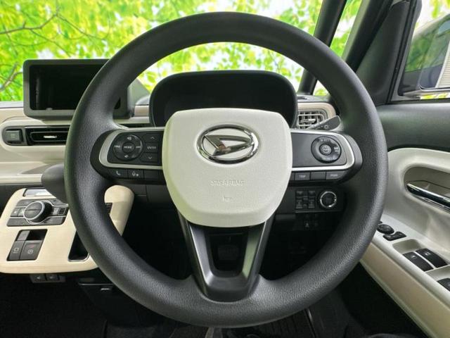 ムーヴキャンバス ストライプスＧターボ　保証書／スマートアシスト（トヨタ・ダイハツ）／両側電動スライドドア／シートヒーター　前席／車線逸脱防止支援システム／ヘッドランプ　ＬＥＤ／ＥＢＤ付ＡＢＳ／横滑り防止装置／アイドリングストップ（10枚目）