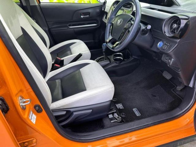 アクア クロスオーバー　保証書／純正　９インチ　ＳＤナビ／トヨタセーフティセンス／シートヒーター　前席／車線逸脱防止支援システム／シート　合皮／ヘッドランプ　ＬＥＤ／Ｂｌｕｅｔｏｏｔｈ接続／ＥＴＣ／ＥＢＤ付ＡＢＳ　ＤＶＤ再生（4枚目）