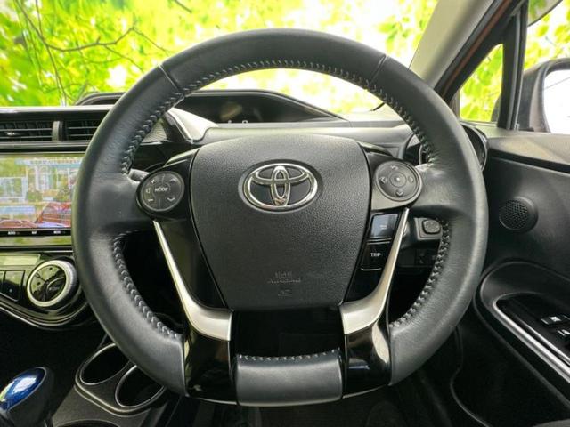 アクア クロスオーバー　保証書／純正　９インチ　ＳＤナビ／トヨタセーフティセンス／シートヒーター　前席／車線逸脱防止支援システム／シート　合皮／ヘッドランプ　ＬＥＤ／Ｂｌｕｅｔｏｏｔｈ接続／ＥＴＣ／ＥＢＤ付ＡＢＳ　ＤＶＤ再生（15枚目）