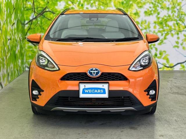 アクア クロスオーバー　保証書／純正　９インチ　ＳＤナビ／トヨタセーフティセンス／シートヒーター　前席／車線逸脱防止支援システム／シート　合皮／ヘッドランプ　ＬＥＤ／Ｂｌｕｅｔｏｏｔｈ接続／ＥＴＣ／ＥＢＤ付ＡＢＳ　ＤＶＤ再生（42枚目）