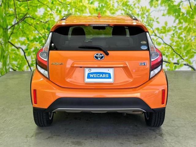 アクア クロスオーバー　保証書／純正　９インチ　ＳＤナビ／トヨタセーフティセンス／シートヒーター　前席／車線逸脱防止支援システム／シート　合皮／ヘッドランプ　ＬＥＤ／Ｂｌｕｅｔｏｏｔｈ接続／ＥＴＣ／ＥＢＤ付ＡＢＳ　ＤＶＤ再生（43枚目）