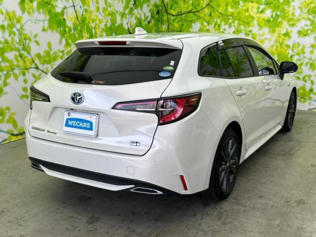 カローラツーリング ハイブリッドダブルバイビー　新品タイヤ／保証書／ディスプレイオーディオ＋ナビ９インチ／トヨタセーフティセンス／車線逸脱防止支援システム／シート　ハーフレザー／ヘッドランプ　ＬＥＤ／ＥＴＣ／ＥＢＤ付ＡＢＳ　衝突被害軽減システム（3枚目）