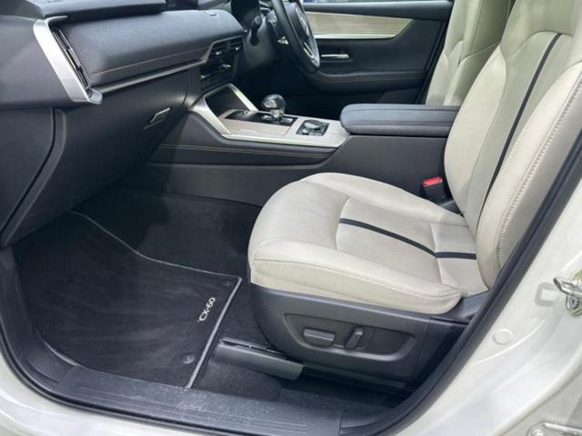 ＣＸ－６０ ２５Ｓ　Ｌパッケージ　新品タイヤ／保証書／ディスプレイオーディオ＋ナビ１０インチ／アイアクティブセンス（マツダ）／シートヒーター　全席／３６０°ビューモニター／シート　合皮／電動バックドア／ドライブレコーダー　前後　禁煙車（6枚目）