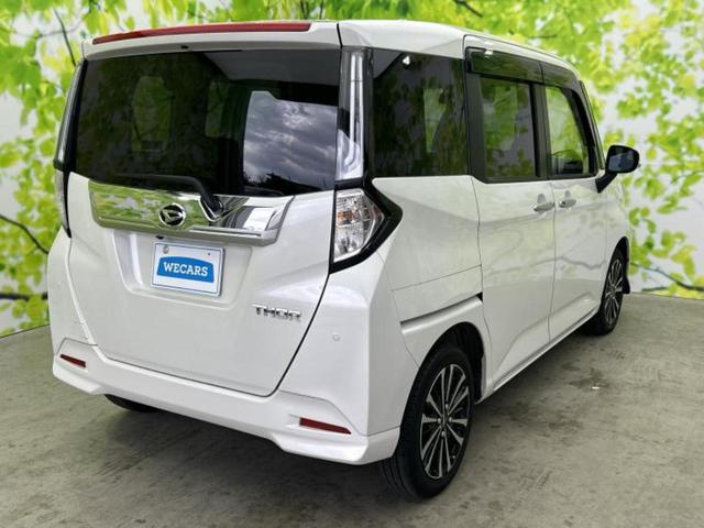 トール カスタムＧターボ　新品タイヤ／保証書／社外　９インチ　ＳＤナビ／スマートアシスト（トヨタ・ダイハツ）／両側電動スライドドア／シートヒーター　前席／ヘッドランプ　ＬＥＤ／Ｂｌｕｅｔｏｏｔｈ接続／ＥＴＣ　バックカメラ（3枚目）