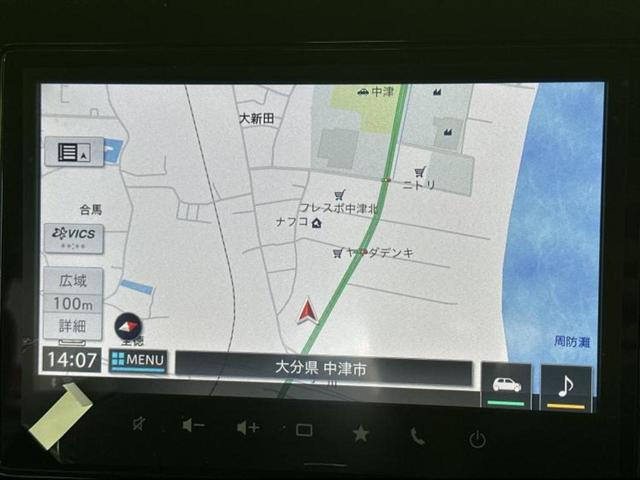 ワゴンＲスマイル ハイブリッドＳ　保証書／純正　９インチ　メモリーナビ／デュアルカメラブレーキサポート（スズキ）／電動スライドドア／シートヒーター　運転席／全方位モニター／車線逸脱防止支援システム／ヘッドランプ　ＬＥＤ　全周囲カメラ（10枚目）